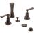 Brizo 68460-RBLHP Rook 5 1/2" Double Handle Widespread Bidet Faucet - Less Handles in Venetian Bronze