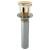 Brizo RP81627PG 2 1/8" Push Button Pop-Up Drain without Overflow in Polished Gold