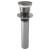 Brizo RP81627SL 2 1/8" Push Button Pop-Up Drain without Overflow in Luxe Steel