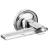 Brizo Allaria™ HL70468-PCCL Two-Handle Wall Mount Tub Filler Lever Handle Kit in Polished Chrome / Clear Acrylic