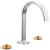 Brizo Allaria™ 65367LF-PCLHP-ECO Widespread Lavatory Faucet with Arc Spout - Less Handles in Chrome