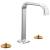 Brizo Allaria™ 65368LF-PCLHP-ECO Widespread Lavatory Faucet with Square Spout - Less Handles in Chrome