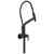 Brizo Universal Showering 81892-BL 10 7/16" Linear Round Slide Bar Shower Arm And Flange in Matte Black