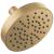 Brizo Universal Showering 82392-GL 5" Linear Round Single-Function Wall Mount Shower Head - 1.75 GPM in Luxe Gold