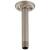 Brizo Universal Showering RP48985NK 6" Ceiling Mount Shower Arm And Round Flange in Luxe Nickel