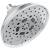Brizo Universal Showering 87495-PC-2.5 7" Classic Round H2Okinetic® Multi-Function Wall Mount Shower Head - 2.5 GPM in Chrome