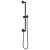 Brizo Universal Showering 74795-BL Classic Round Slide Bar With Hose in Matte Black