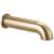 Brizo Universal Showering RP81435GL Linear Round Non-Diverter Tub Spout in Luxe Gold