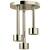 Brizo Universal Showering 81335-PN Linear Round Single-Function H2Okinetic® Pendant Raincan Shower Head in Polished Nickel