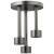 Brizo Universal Showering 81335-SL Linear Round Single-Function H2Okinetic® Pendant Raincan Shower Head in Luxe Steel