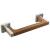 Brizo Frank Lloyd Wright® 699122-NKTK Drawer Pull in Luxe Nickel / Teak Wood