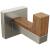 Brizo Frank Lloyd Wright® 693422-NKTK Robe Hook in Luxe Nickel / Teak Wood