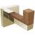 Brizo Frank Lloyd Wright® 693422-PNTK Robe Hook in Polished Nickel Wood