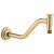 Brizo Invari® RP100325PG 11" Angled Shower Arm And Flange in Polished Gold