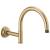 Brizo Invari® RP100326GL 12 1/8" Arc Shower Arm And Flange in Luxe Gold