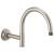 Brizo Invari® RP100326NK 12 1/8" Arc Shower Arm And Flange in Luxe Nickel