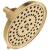 Brizo Invari® 87476-PG-2.5 7 5/8” H2Okinetic® Round Multi-Function Shower Head - 2.5 GPM in Polished Gold