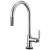 Brizo 64044LF-PC Litze 16 1/2" Single Handle Deck Mounted Arc Spout Pull-Down Kitchen Faucet with SmartTouch Technology in Chrome