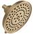 Brizo Invari® 87476-GL H2Okinetic® Round Multi-Function Showerhead in Luxe Gold