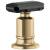 Brizo Invari® HK676-GLBC Roman Tub Faucet Black Crystal Knob Handle Kit in Luxe Gold / Black Crystal