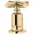 Brizo Invari® HX676-PG Roman Tub Faucet Cross Handle Kit in Polished Gold