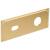 Brizo Invari® RP100323PG Wallmount Lavatory Escutcheon Plate in Polished Gold