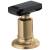 Brizo Invari® HK5376-GLBC Widespread Lavatory Black Crytal Knob Handle Kit in Luxe Gold / Black Crystal