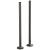 Brizo Kintsu® T71766-BNX Floor Mount Tub Filler Unions in Brilliance Black Onyx
