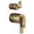 Brizo Kintsu® HL7506-GL TempAssure® Thermostatic Valve with Integrated Diverter Trim Lever Handle Kit in Luxe Gold