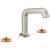 Brizo Kintsu® 65307LF-NKLHP Widespread Lavatory Faucet with Angled Spout - Less Handles 1.5 GPM in Luxe Nickel