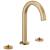 Brizo Kintsu® 65306LF-GLLHP-ECO Widespread Lavatory Faucet with Arc Spout - Less Handles 1.2 GPM in Luxe Gold