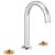 Brizo Kintsu® 65306LF-PCLHP Widespread Lavatory Faucet with Arc Spout - Less Handles 1.5 GPM in Chrome