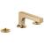 Brizo Kintsu® 65308LF-GLLHP-ECO Widespread Lavatory Faucet with Low Spout - Less Handles 1.2 GPM in Luxe Gold