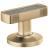 Brizo Kintsu® HI5306-GLCT Widespread Lavatory Knob with Concrete Inlay Handle Kit in Luxe Gold