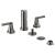 Brizo Levoir™ 68498-SLLHP Bidet Faucet - Less Handles in Luxe Steel