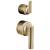 Brizo Levoir™ HL75P98-GL Pressure Balance Valve with Integrated Diverter Trim Lever Handle Kit in Luxe Gold