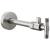 Brizo Litze® BT022205-NK Angled Supply Stop Valve with Lever Handle in Luxe Nickel