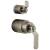 Brizo Litze® HL75P34-NK Pressure Balance Valve with Integrated Diverter Trim Industrial Lever Handle Kit in Luxe Nickel
