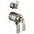 Brizo Litze® HL7534-NK TempAssure® Thermostatic Valve With Integrated Diverter Industrial Lever Handle Kit in Luxe Nickel