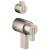 Brizo Litze® HL7532-NK TempAssure® Thermostatic Valve With Integrated Diverter Lever Handle Kit in Luxe Nickel