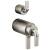 Brizo Litze® HL7539-NK TempAssure® Thermostatic Valve with Integrated Diverter Notch Lever Handle Kit in Luxe Nickel