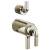 Brizo Litze® HL7539-PN TempAssure® Thermostatic Valve with Integrated Diverter Notch Lever Handle Kit in Polished Nickel