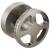 Brizo Litze® HW70432-NK Two-Handle Wall Mount Tub Filler Wheel Handle Kit in Luxe Nickel