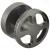 Brizo Litze® HW70432-SL Two-Handle Wall Mount Tub Filler Wheel Handle Kit in Luxe Steel