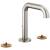 Brizo Litze® 65332LF-NKLHP-ECO Widespread Lavatory Faucet with High Spout - Less Handles 1.2 GPM in Luxe Nickel