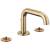 Brizo Litze® 65334LF-GLLHP-ECO Widespread Lavatory Faucet with Low Spout - Less Handles 1.2 GPM in Luxe Gold