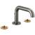 Brizo Litze® 65334LF-SLLHP-ECO Widespread Lavatory Faucet with Low Spout - Less Handles 1.2 GPM in Luxe Steel