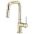 Brizo Odin® 63965LF-PNLHP Pull-Down Prep Faucet with Square Spout - Less Handle in Polished Nickel