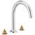 Brizo Odin® T67375-PCLHP Roman Tub Faucet - Less Handles Three Hole Deck Mount in Chrome