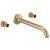 Brizo Odin® T65875LF-GLLHP Two-Handle Wall Mount Lavatory Faucet - Less Handles in Luxe Gold